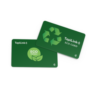 Tapilink NFC Eco digital business card showcasing contactless sharing technology
