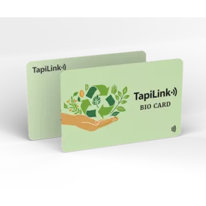 Tapilink NFC Bio digital business card showcasing contactless sharing technology