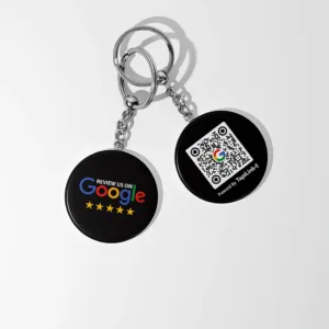 Google Review Keychain - Easy Tap for Instant 5-Star Reviews