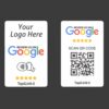 What is a google review card?