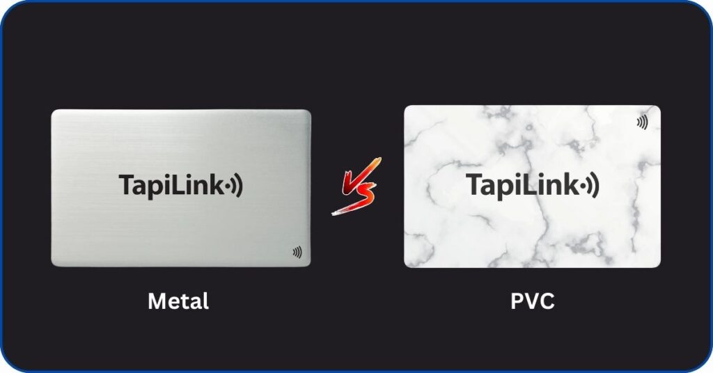 Metal vs PVC NFC Business Cards: Which One Should You Choose?