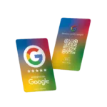 Tapilink NFC Google Review card displaying user feedback and ratings