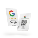 Tapilink NFC Google Review card displaying user feedback and ratings