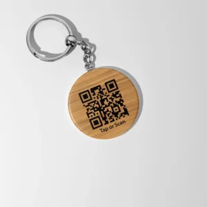 TapiLink NFC Wooden Keychain displaying user feedback and ratings