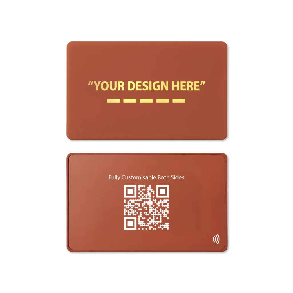 Tapilink NFC Metal Red Digital Business Cards showcasing contactless sharing technology
