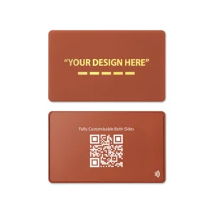 Tapilink NFC Metal Red Digital Business Cards showcasing contactless sharing technology