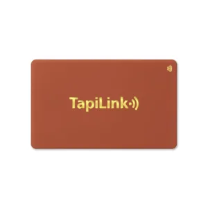Tapilink NFC Metal Red Digital Business Cards showcasing contactless sharing technology