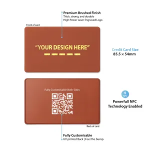 Tapilink NFC Metal Red Digital Business Cards showcasing contactless sharing technology
