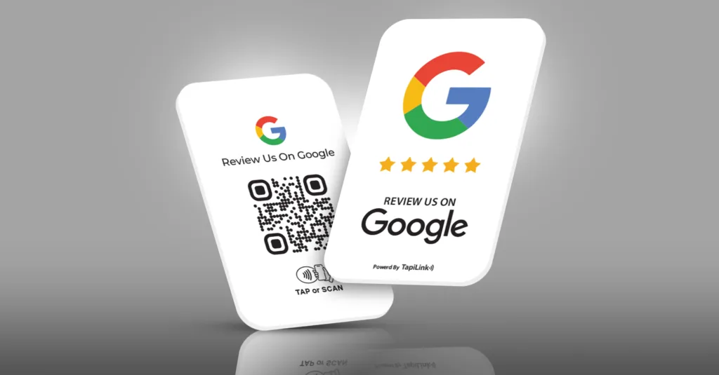 Tapilink review card displaying user feedback and ratings