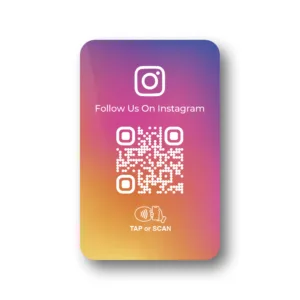 Tapilink Instgram follower card displaying user feedback and ratings
