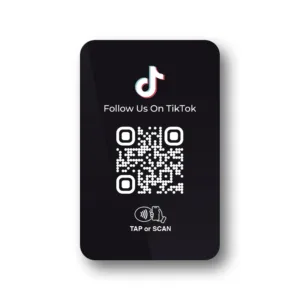 Tapilink Tuktok Followers Card card displaying user feedback and ratings