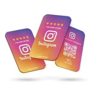 Tapilink Instgram follower card displaying user feedback and ratings