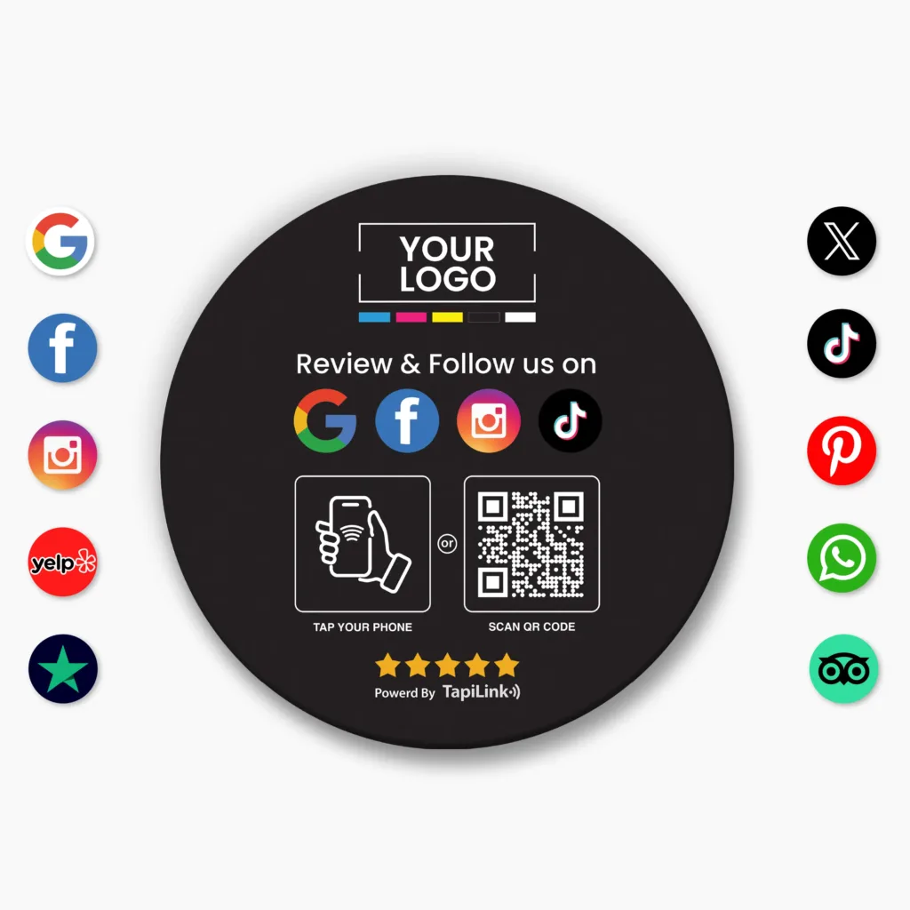 Tapilink One Plate Round Large review card displaying user feedback and ratings