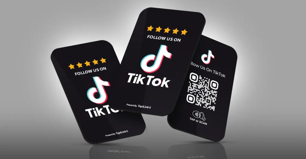 Get easily collect social media reviews with NFC-enabled cards. Connect to Facebook, Instagram, and TikTok for seamless customer feedback and instant engagement.