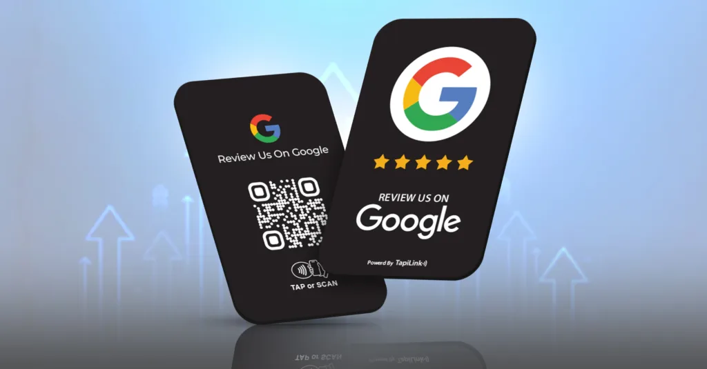 Tapilink review card displaying user feedback and ratings
