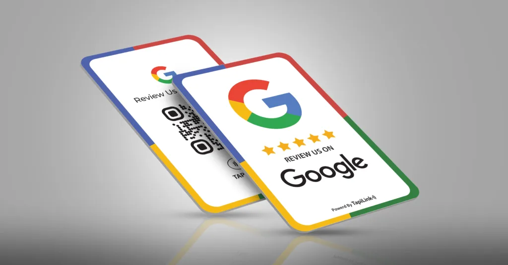 Tapilink review card displaying user feedback and ratings