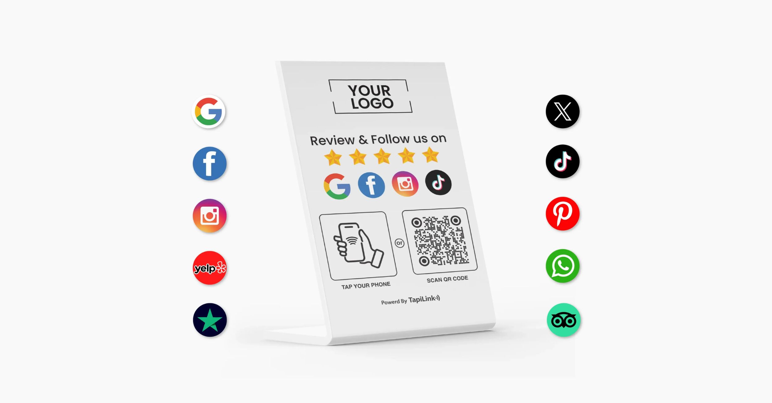 Multi-Link Review Stands
