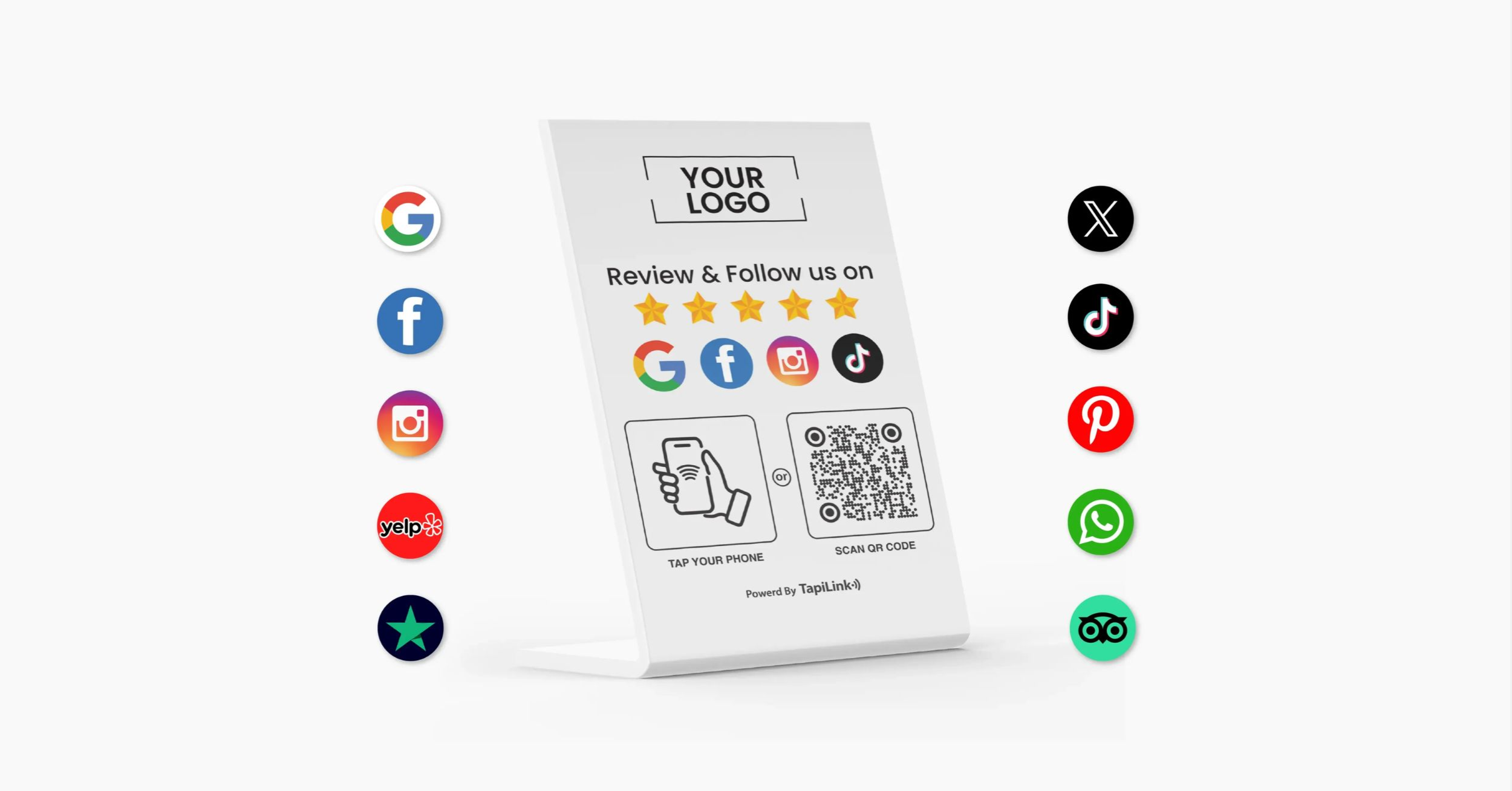 Google Review Stand