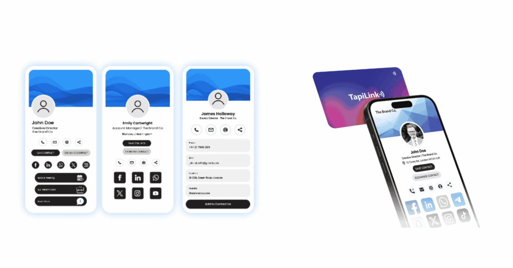 Team Digital Business Card Solutions for Enterprises