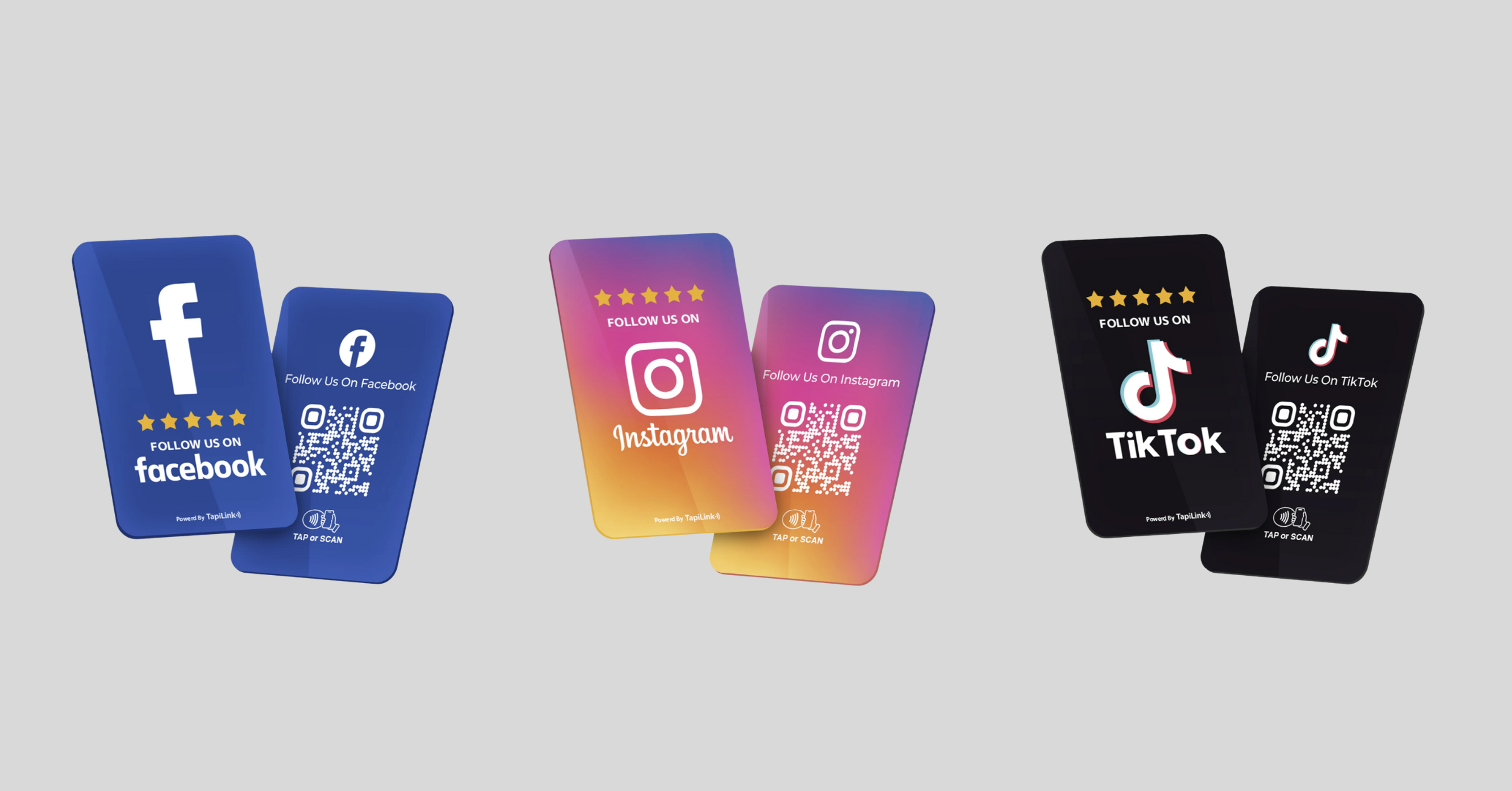 NFC Social Media Review Cards